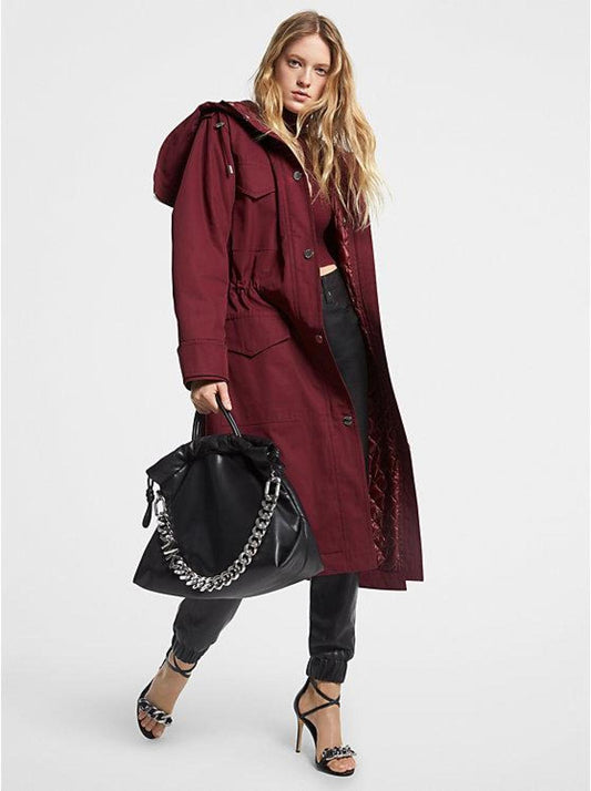 Water-Resistant Cotton Twill Parka
