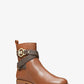 Rory Leather and Logo Ankle Boot