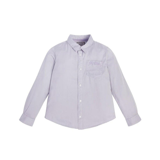 Big Boys Classic Poplin Pin Striped Button Up Shirt