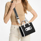 Gigi Small Embossed Pebbled Leather Messenger Bag
