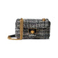 Evelyn Sequin Tweed Small Shoulder Crossbody