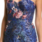 Marchesa Notte Sleeveless Floral Dress