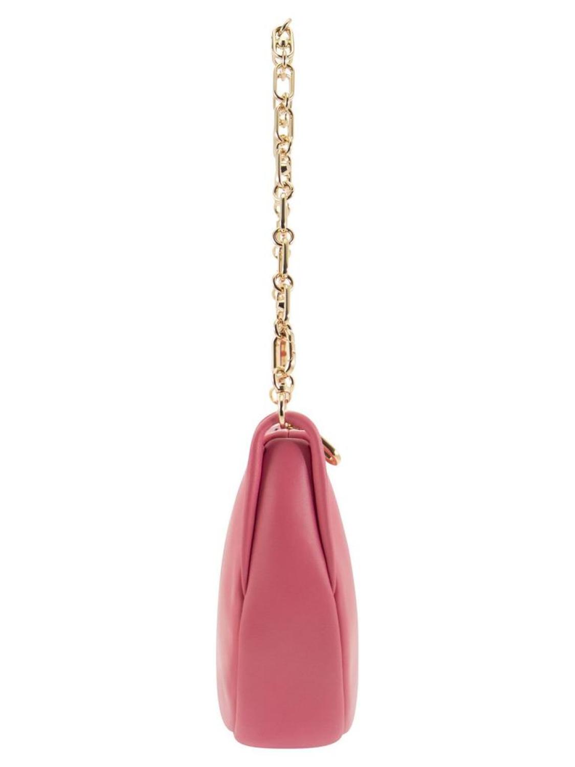 Michael Michael Kors Logo Plaque Chained Small Shoulder Bag