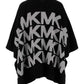 Michael Michael Kors Logo Intarsia Poncho