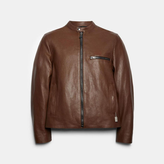 COACH Leather Racer Jacket