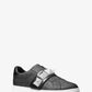 Kenna Logo and Studded Leather Sneaker