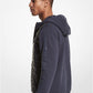 Camouflage Quilted Nylon Hooded Jacket