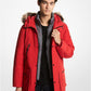 Benson Faux Fur Trim Woven Parka