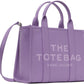 Purple 'The Leather Medium Tote Bag' Tote