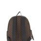 Michael Kors Monogram Patterned Logo Plaque Backpack