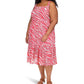 Plus Size Large Soft Zebra Midi Dress