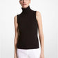 Cashmere Sleeveless Turtleneck