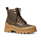 Women's Payton Logo Lace-Up Lug Sole Combat Booties