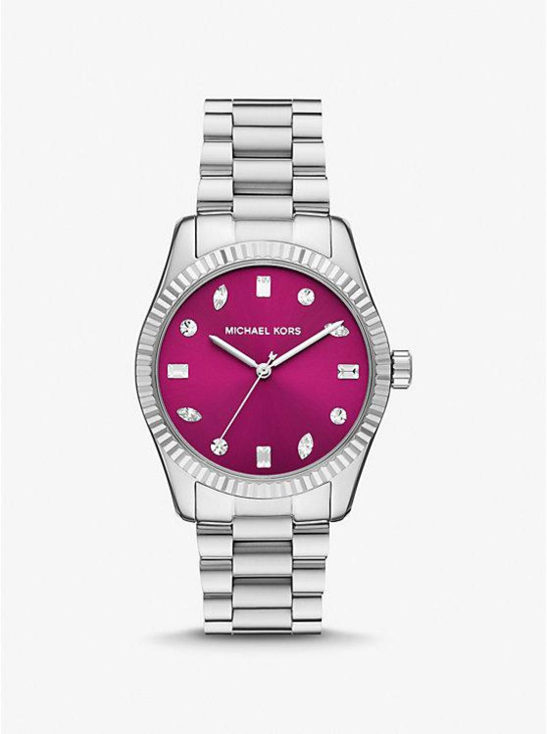 Lexington Pavé Silver-Tone Watch