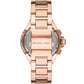 Women's Camille Rose Gold-Tone Stainless Steel Bracelet Watch, 43mm