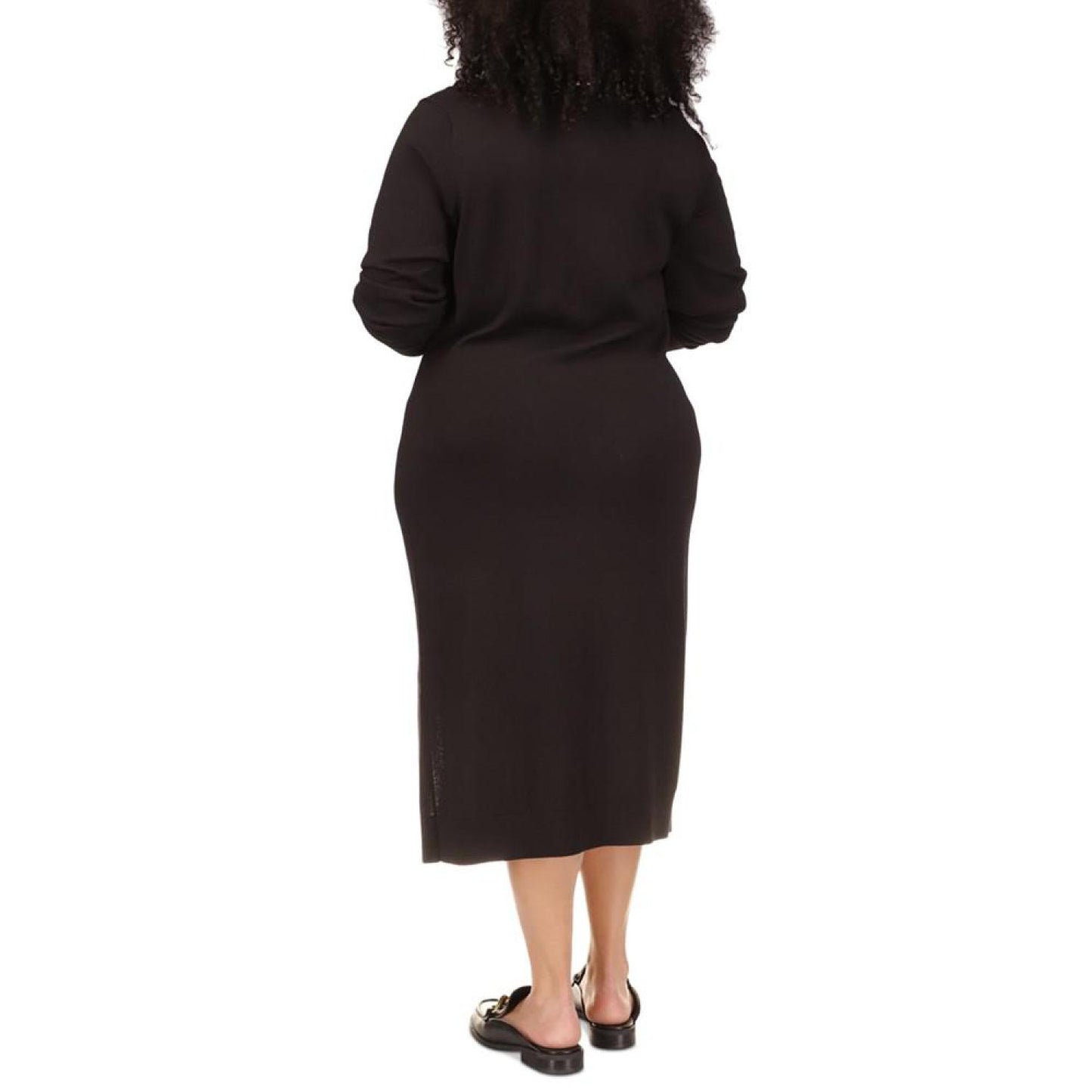 Plus Size Turtleneck Sweater Dress