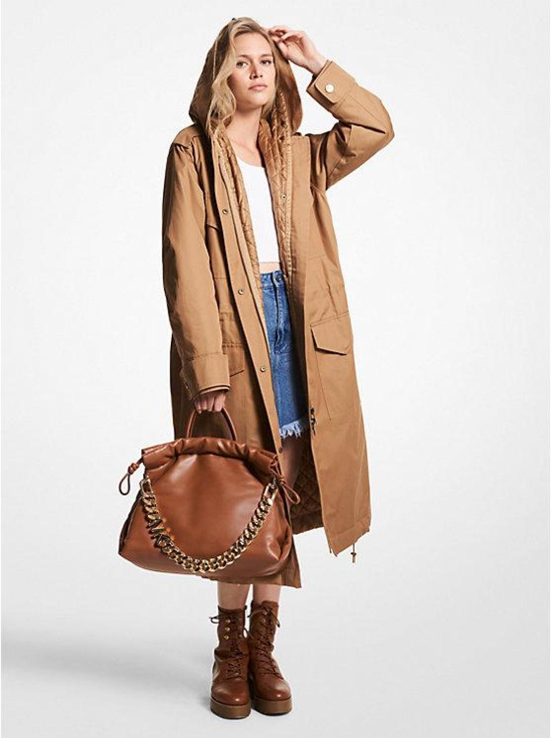 Water-Resistant Cotton Twill Parka