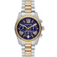Women's Lexington Chronograph Two-Tone Stainless Steel Bracelet Watch 38mm