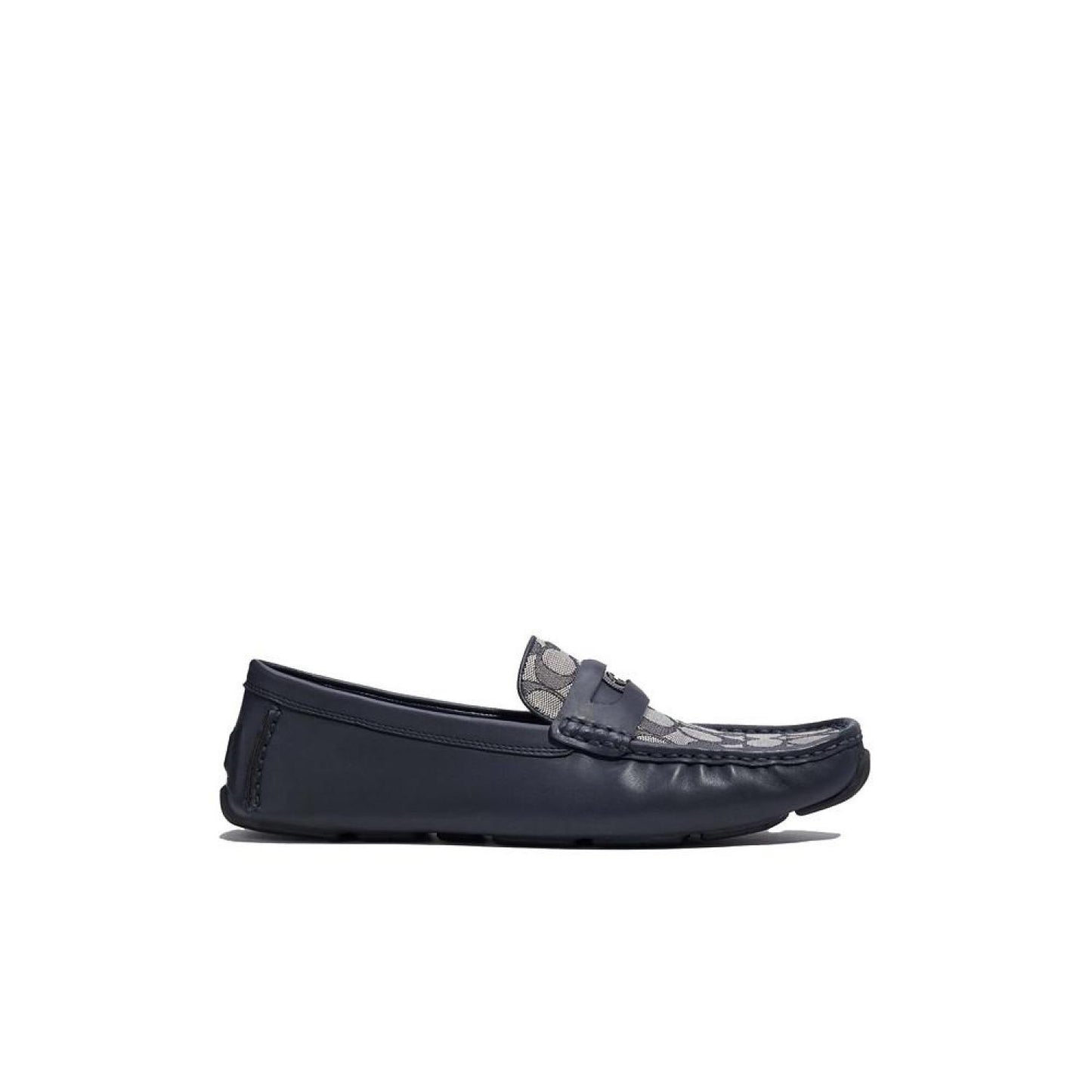 Men's C Coin Signature Leather Driver Loafer