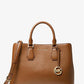 Camille Large Pebbled Leather Satchel