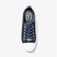 Evy Empire Logo Embossed Suede Sneaker