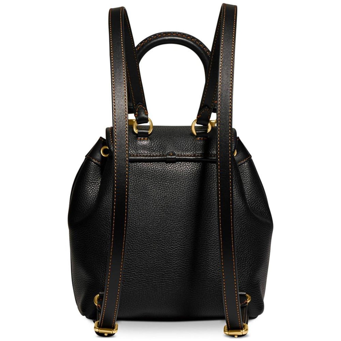 Riya 21 Soft Pebble Leather Top Handle Backpack
