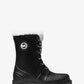Montaigne Faux Shearling-Lined PVC Rain Boot