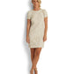 Puff-Sleeve Lace Cocktail Dress