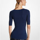 Cashmere Three-Quarter Sleeve Sweater