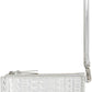 Silver 'The Leather Top Zip Wristlet' Wallet