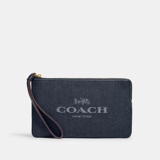 Coach Outlet Large Corner Zip With Coach