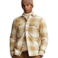 Plaid Fleece Shirt Jacket