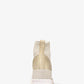 Skyler Embellished Metallic Stretch Knit Sock Sneaker