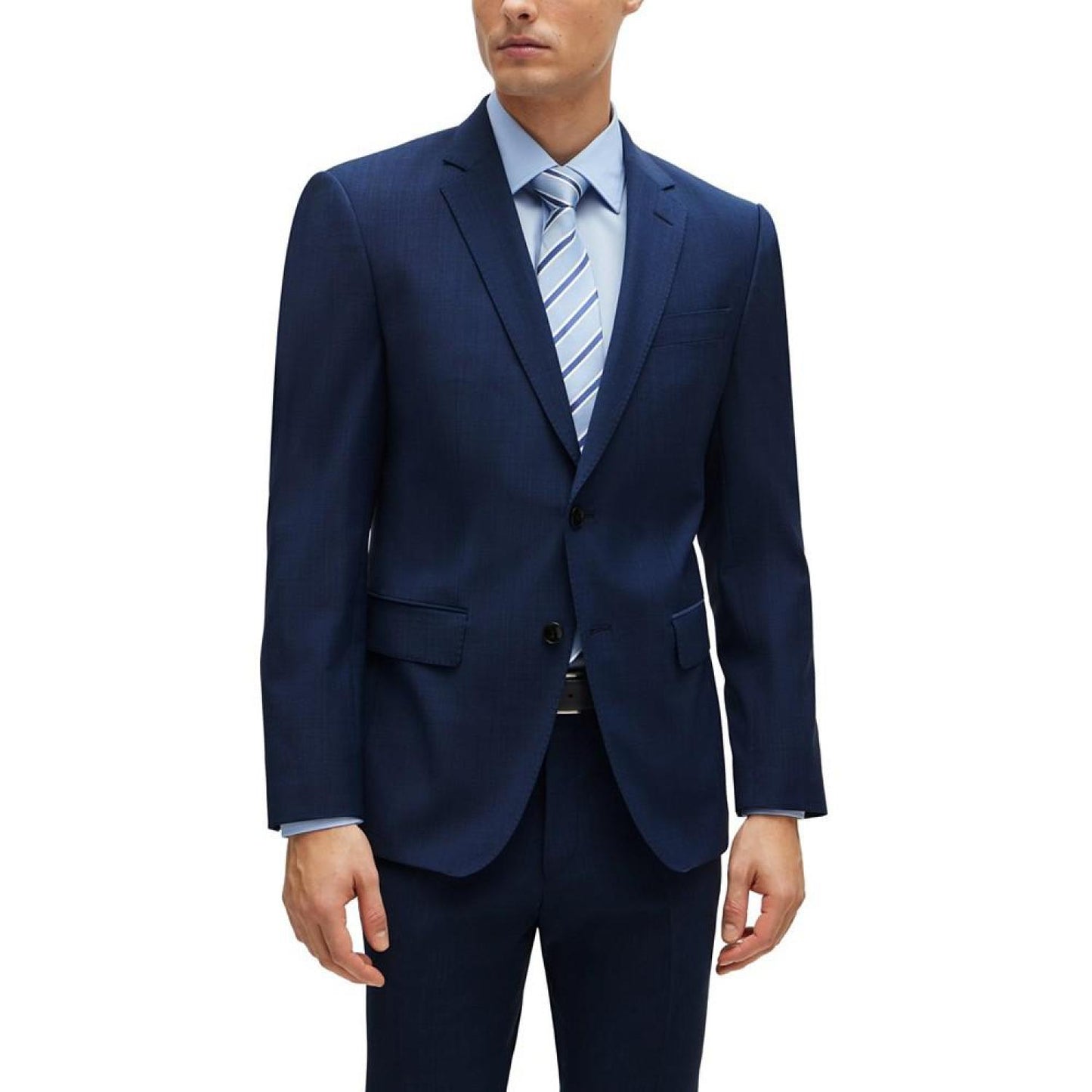 Men's Micro-Patterned Slim-Fit Suit