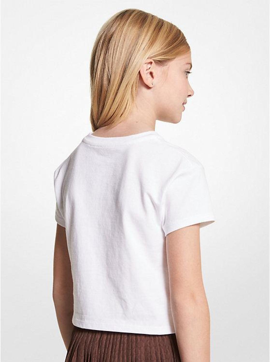 Studded Cotton T-Shirt