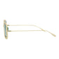 Square-Metal Frame Sunglasses