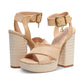 Nelly Crossband Platform Dress Sandals