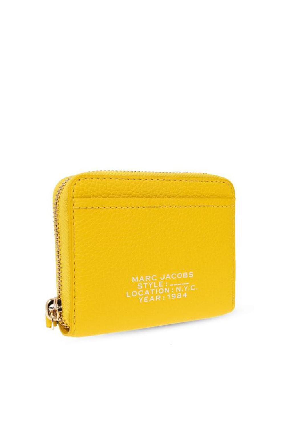 Marc Jacobs Logo Embossed Zip-Around Wallet