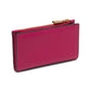 Morgan Bow Embellished Saffiano Leather Small Slim Bifold Wallet