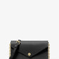 Small Saffiano Leather Envelope Crossbody Bag