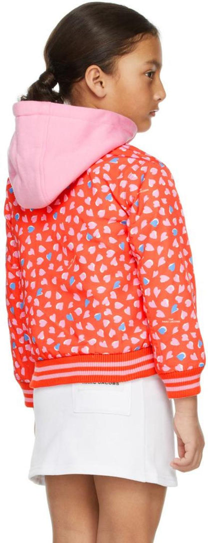 Kids Reversible Pink & Red 'The Teddy' Jacket