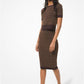 Logo Jacquard Pencil Skirt