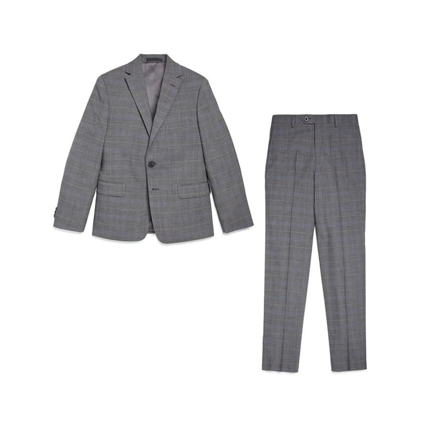 Boys M Kors Silver Grey Slim Fit Suits