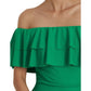 Jersey Off-the-Shoulder Cocktail Dress