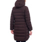 Women's Hooded Faux-Leather-Trim Puffer Coat, Created for Macy's