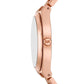 Women's Lennox Quartz Three-Hand Rose Gold-Tone Stainless Steel Watch 37mm