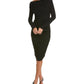 Michael Kors Collection Off-The-Shoulder Midi Dress