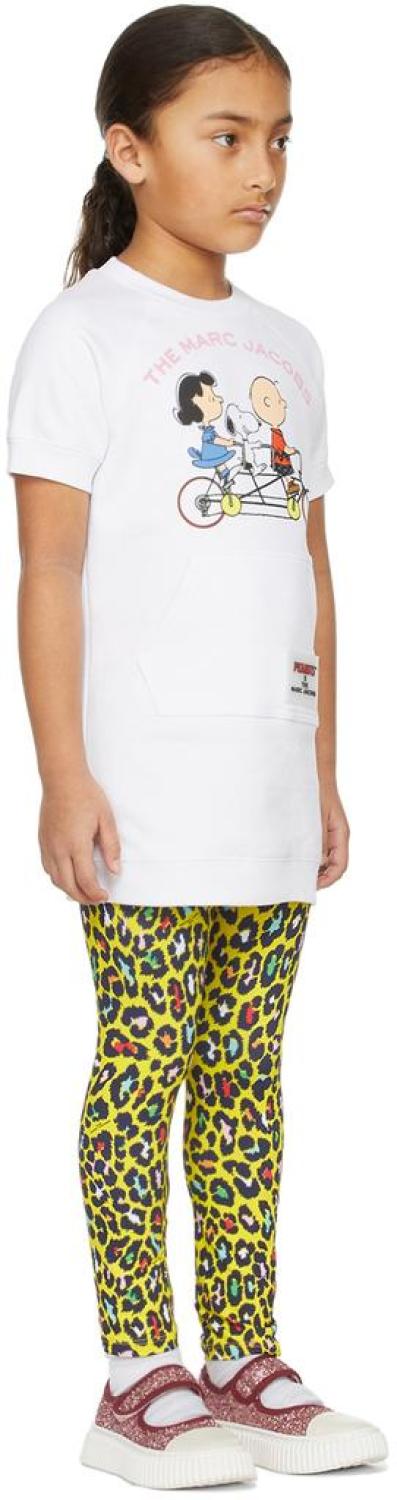 Kids White Peanuts Edition Sweat Dress