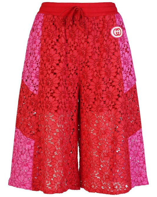 Gucci Lace & Intarsia Pant