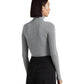 Metallic Turtleneck Sweater